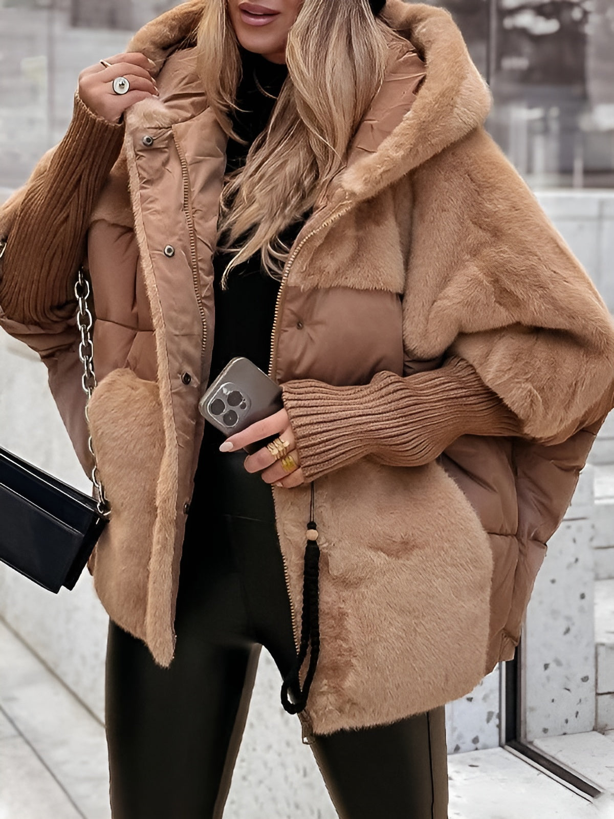 Faux Fur Puffer Jacket