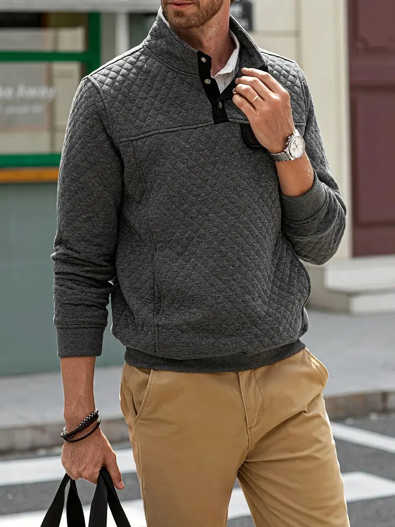 Quilted Pullover Jacket