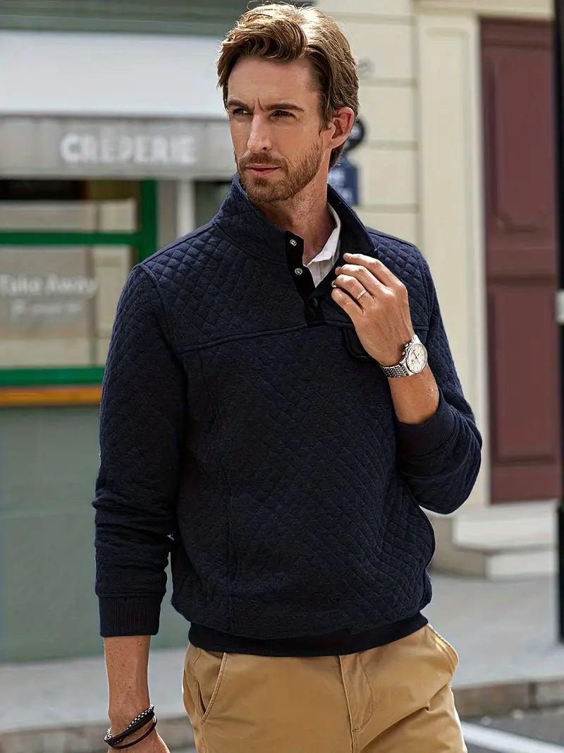 Quilted Pullover Jacket