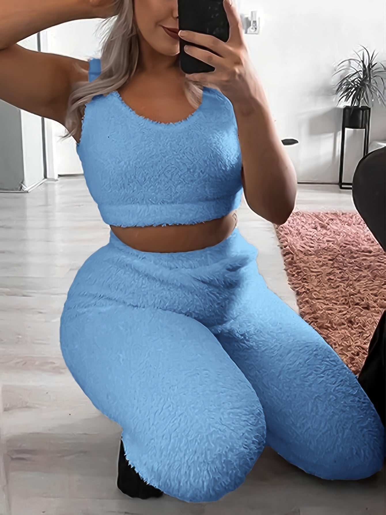 Fuzzy Lounge Set