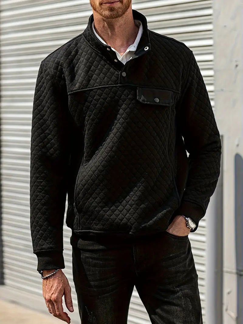 Quilted Pullover Jacket