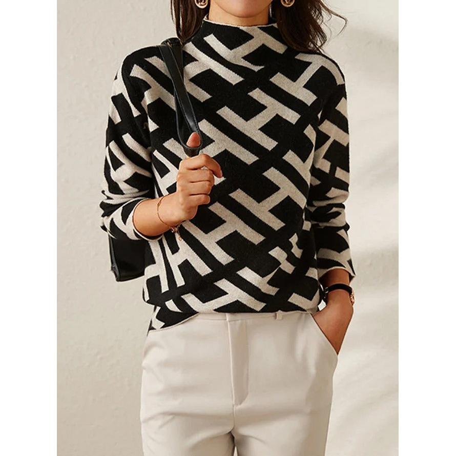 Geometric Pattern Sweater