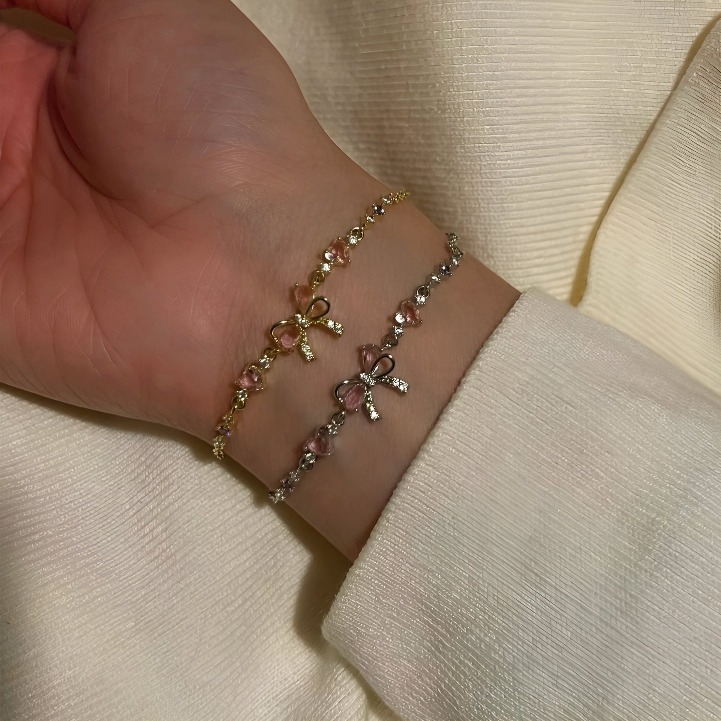Bow Charm Bracelet