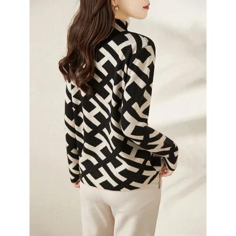 Geometric Pattern Sweater