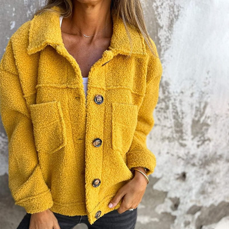 Teddy Button-Up Jacket